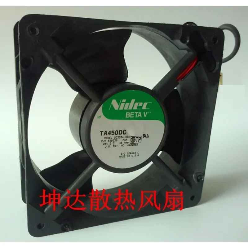 Новый вентилятор-кулер для Nidec B33534-33A 24 В 0,45 А 12 см 12038 3-проводной вентилятор с двойным шариковым преобразователем частоты 120*120*38 мм
Новый вентилятор-кулер для Nidec B33534-33A 24 В 0,45 А 12 см 12038 3-проводной вентилятор с двойным шариковым преобразователем частоты 120*120*38 мм