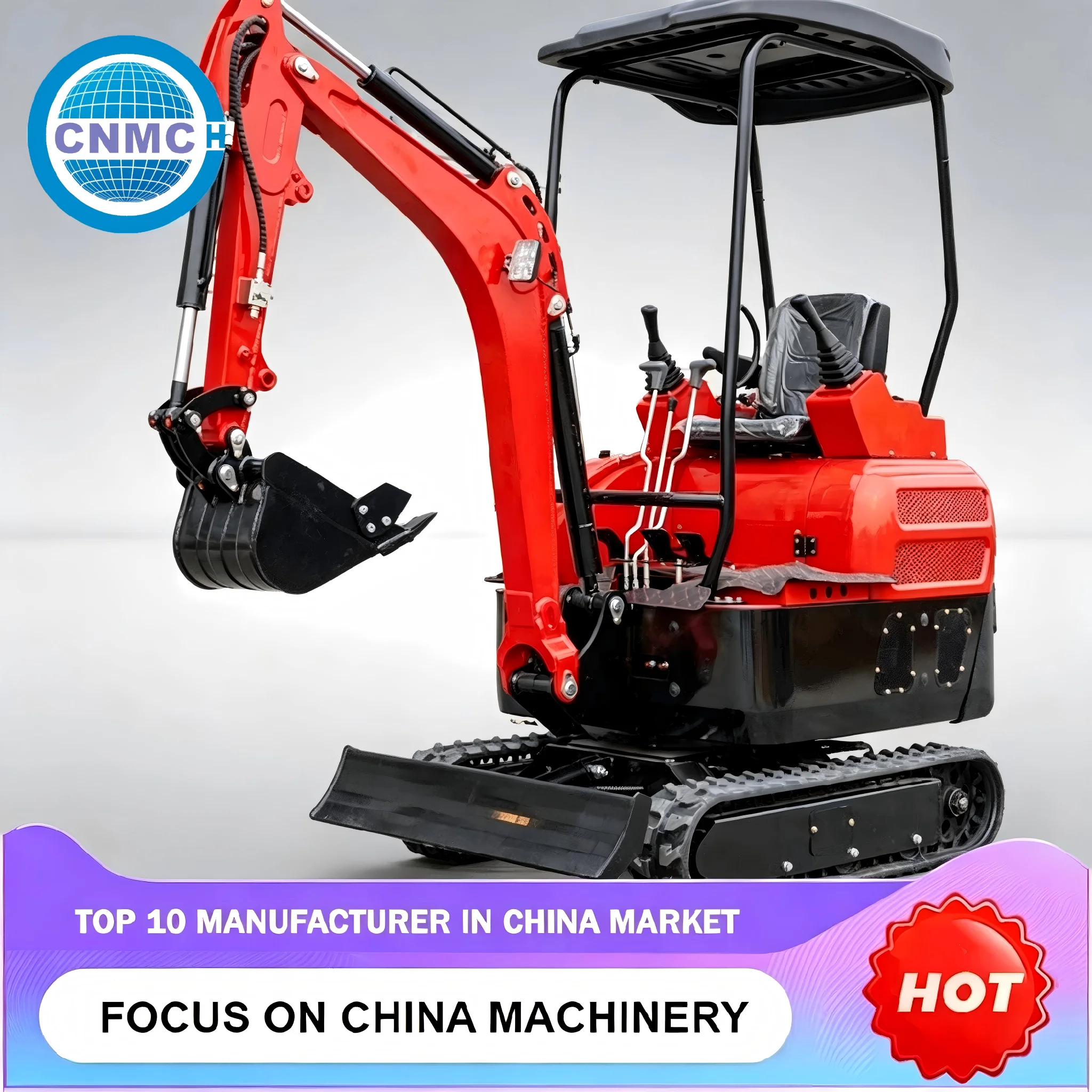CNMC 1.8 Ton Multifunctional Kubota Mini Excavator Backhoe Loader Hydraulic Machine High Quality With Complete Accessories
CNMC 1.8 Ton Multifunctional Kubota Mini Excavator Backhoe Loader Hydraulic Machine High Quality With Complete Accessories