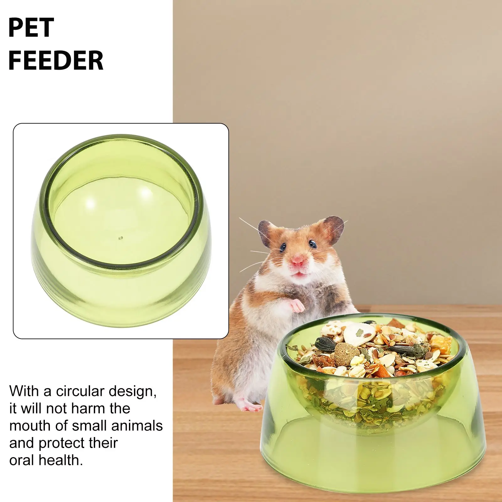2Pcs Small Animal Food Bowl Hamster Feeder Rat Dish Material Lightweight Practical Container for Guinea Pig Squirrel
2Pcs Small Animal Food Bowl Hamster Feeder Rat Dish Material Lightweight Practical Container for Guinea Pig Squirrel