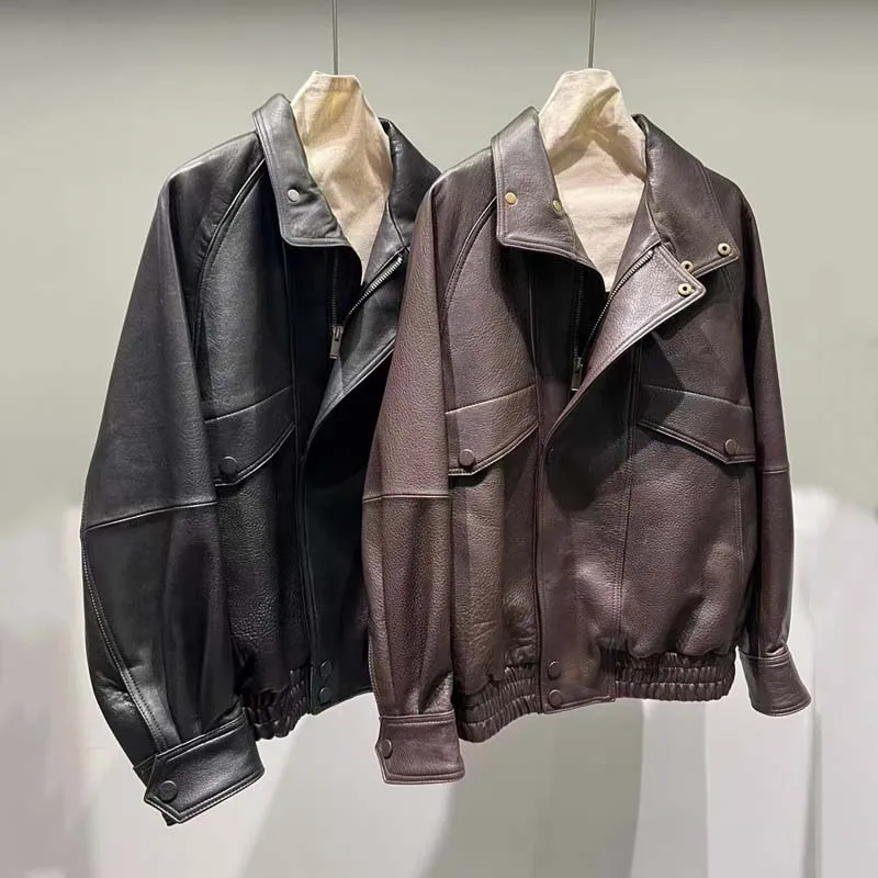 Natural Real Sheepskin Coat Spring And Autumn 2025 New Arrival Women Genuine Leather Jacket Turn-Down Collar Clothes
Natural Real Sheepskin Coat Spring And Autumn 2025 New Arrival Women Genuine Leather Jacket Turn-Down Collar Clothes