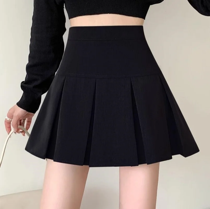 summer Vintage Gray Pleated Skirt Women Kawaii High Waist Mini Skirts Fashion School Uniform Streetwear
summer Vintage Gray Pleated Skirt Women Kawaii High Waist Mini Skirts Fashion School Uniform Streetwear