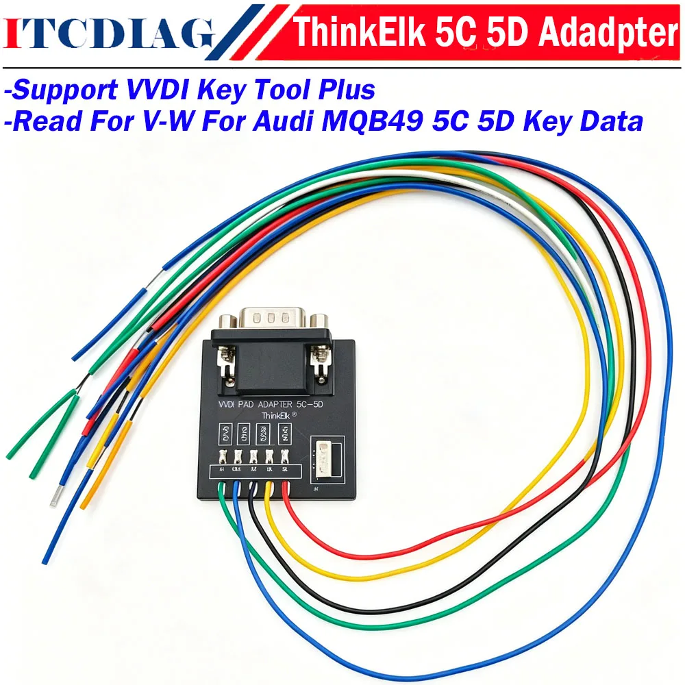 ThinkElk 5C 5D Adadptor for Xhorse VVDI Key Tool Plus For VAG MQB49 5C 5D Add Key For VW For Audi Read Key Data Add 5C 5D Key
ThinkElk 5C 5D Adadptor for Xhorse VVDI Key Tool Plus For VAG MQB49 5C 5D Add Key For VW For Audi Read Key Data Add 5C 5D Key