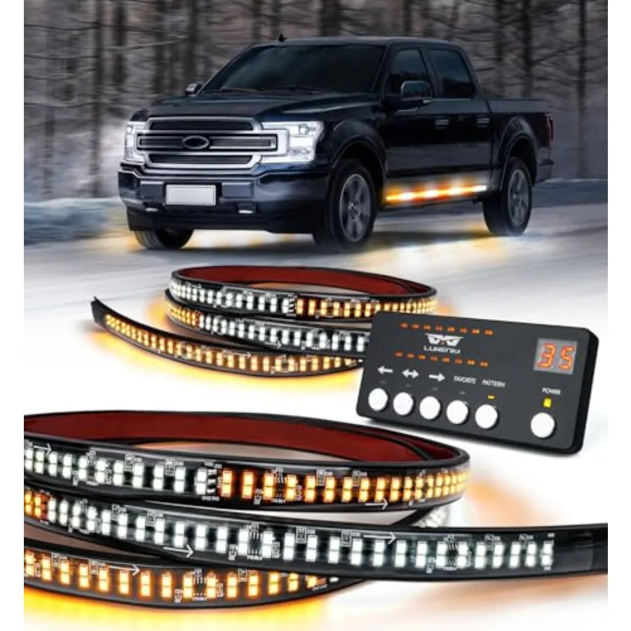 2PCS 70 Inch Emergency Strobe Lights Strip LED Running Board Flexible Lights Bar Flashing Warning Hazard Safety Side Light for
2PCS 70 Inch Emergency Strobe Lights Strip LED Running Board Flexible Lights Bar Flashing Warning Hazard Safety Side Light for