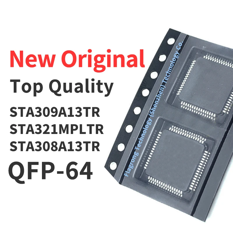 1 Piece STA309A13TR STA321MPLTR STA308A13TR Package QFP-64 Audio Processing Chip IC New Original
1 Piece STA309A13TR STA321MPLTR STA308A13TR Package QFP-64 Audio Processing Chip IC New Original