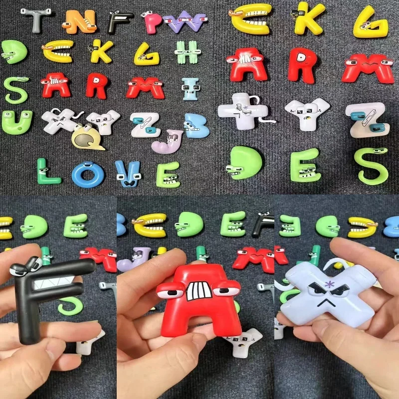 2026 English 26 Alphabet Figure 5-6cm Cartoon 26pcs/set Funny Expression Alphabet Letters Figures Model Ornaments For Kid Gifts
2026 English 26 Alphabet Figure 5-6cm Cartoon 26pcs/set Funny Expression Alphabet Letters Figures Model Ornaments For Kid Gifts