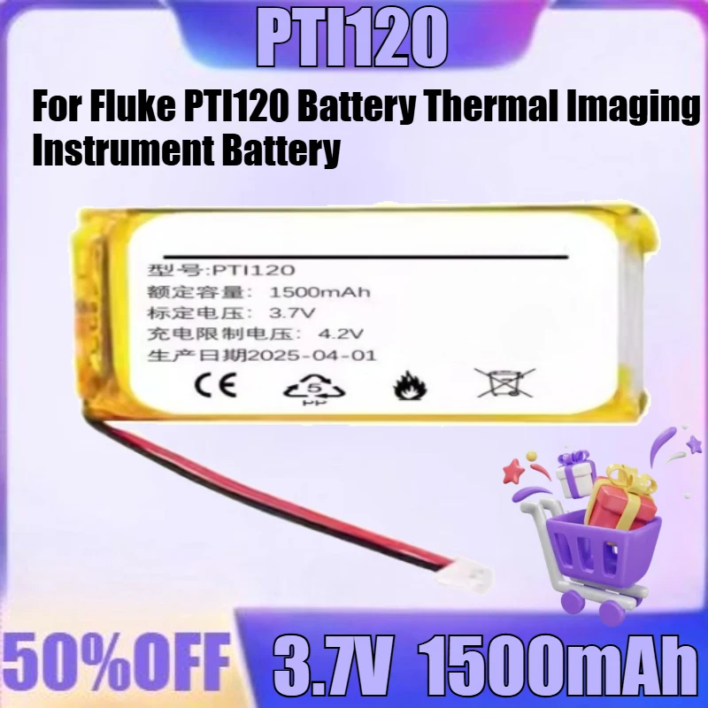 NEW PTI120 3.7V 1500mAh High Quality Battery for Fluke PTI120 Battery Thermal Imaging Instrument Battery
NEW PTI120 3.7V 1500mAh High Quality Battery for Fluke PTI120 Battery Thermal Imaging Instrument Battery