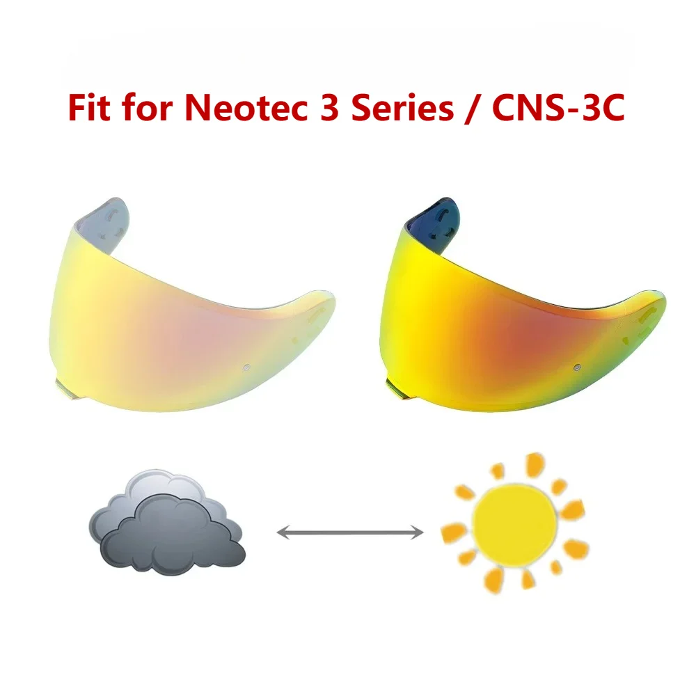 CNS-3C Helmet Windshield Lens Replacement Visor For SHOEI Neotec 3 Neotec III Flip Helmet UV Cut Photochromic Visor Shield
CNS-3C Helmet Windshield Lens Replacement Visor For SHOEI Neotec 3 Neotec III Flip Helmet UV Cut Photochromic Visor Shield