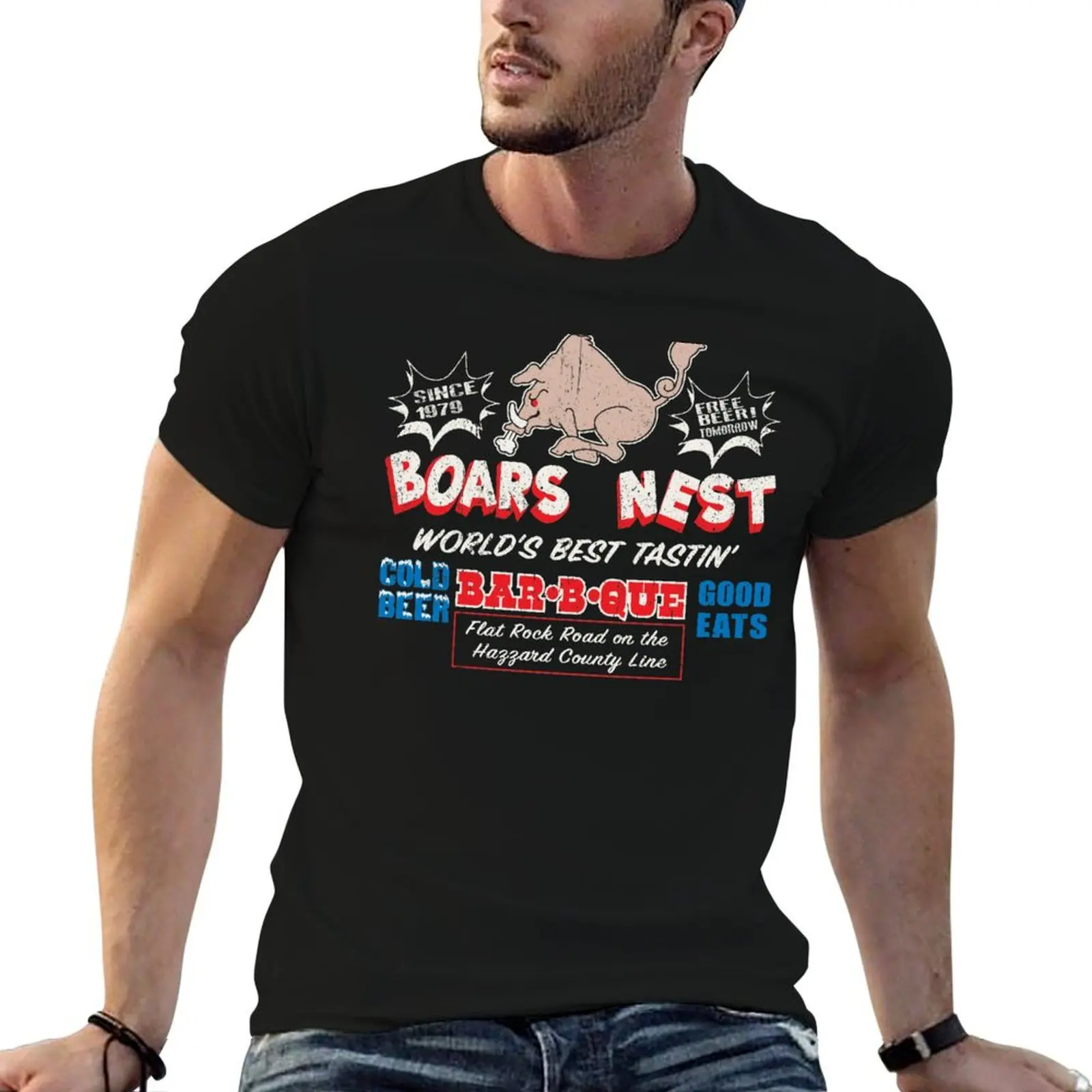 The Boars Nest Dukes of Hazzard T-Shirt cotton tshirt 100% t shirts designer t shirts for man cotton funny T-Shirt
The Boars Nest Dukes of Hazzard T-Shirt cotton tshirt 100% t shirts designer t shirts for man cotton funny T-Shirt