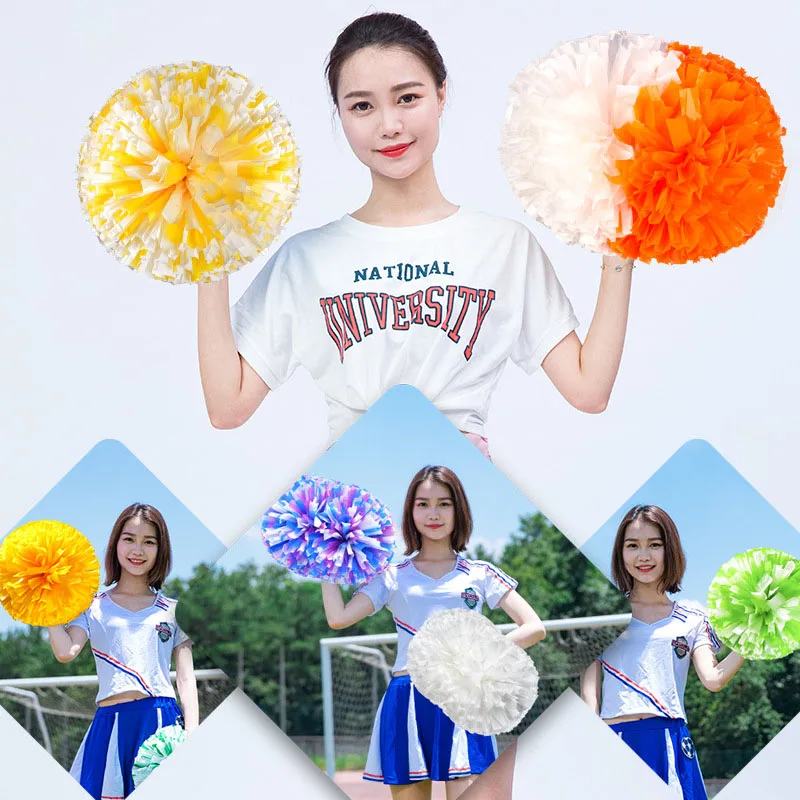 30pcs Hot Selling Team Spirit Sports Dance Cheering Kids Adults Cheerleading Pom Poms With Handle or Ring Models
30pcs Hot Selling Team Spirit Sports Dance Cheering Kids Adults Cheerleading Pom Poms With Handle or Ring Models