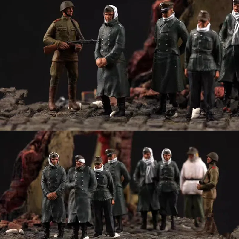 1:72 Scale Model Painted 8 Pcs Action Figure German Soldiers Soviet Prisoners Doll Toy DIY Scene Accessory Collection Display
1:72 Scale Model Painted 8 Pcs Action Figure German Soldiers Soviet Prisoners Doll Toy DIY Scene Accessory Collection Display