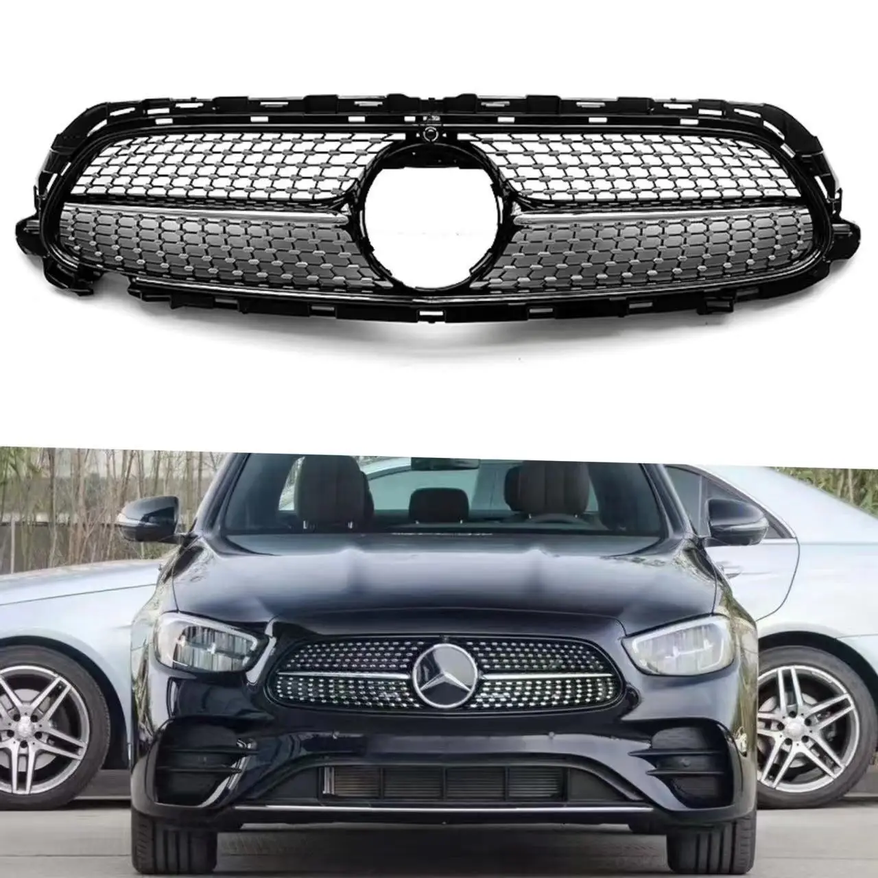 For 2021-2023 Mercedes E Class W213 Sport Grille Grill Body Kit Accessories OE Starry Sky Style
For 2021-2023 Mercedes E Class W213 Sport Grille Grill Body Kit Accessories OE Starry Sky Style