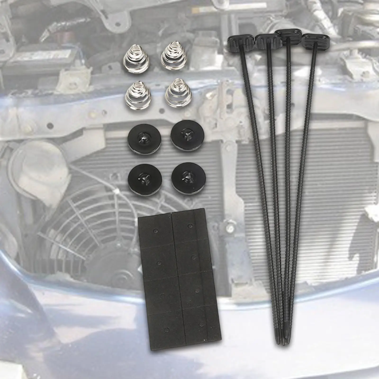 Fan Mounting Kit Automotive Accessories Universal Car Modification Fan Parts for Electric Cooling Fan and Transmission Cooler
Fan Mounting Kit Automotive Accessories Universal Car Modification Fan Parts for Electric Cooling Fan and Transmission Cooler