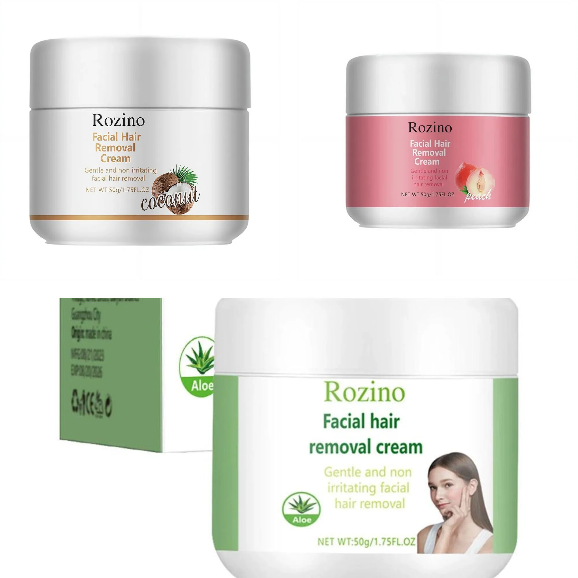 Rozino Hot-Selling Hair Removal Cream Suitable for Whole Body Gentle and Non-Irritating Removes Underarm Facial and Lip Hair
Rozino Hot-Selling Hair Removal Cream Suitable for Whole Body Gentle and Non-Irritating Removes Underarm Facial and Lip Hair