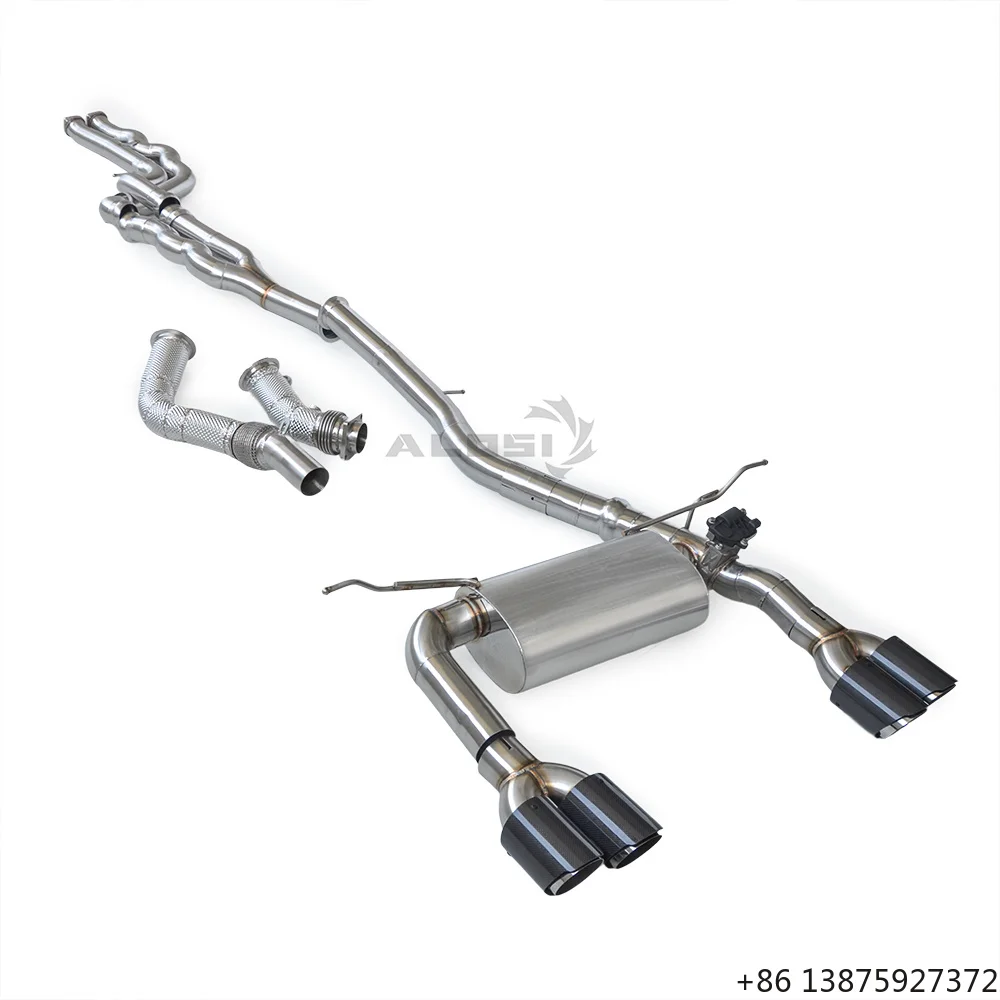 Cat-Back Exhaust with Active Valve for M2 Competition M2C M2CS F87 S55 3.0T 2018-2020 Long Tube Design No CEL
Cat-Back Exhaust with Active Valve for M2 Competition M2C M2CS F87 S55 3.0T 2018-2020 Long Tube Design No CEL