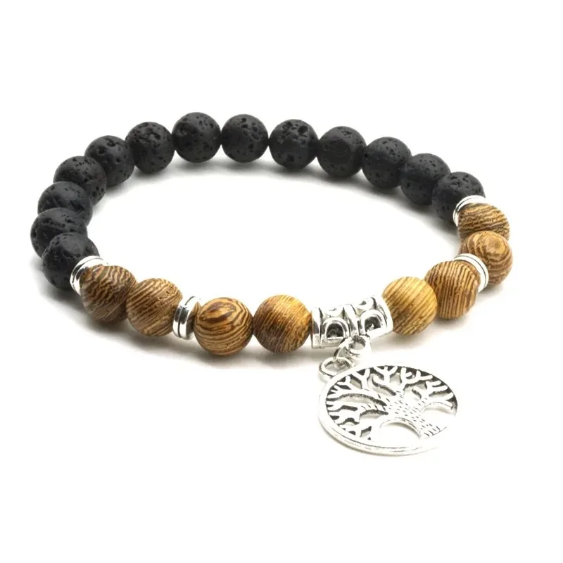 10pcs Wood Beads 8mm Lava Stone Tree of Life Bracelet Jewelry
10pcs Wood Beads 8mm Lava Stone Tree of Life Bracelet Jewelry