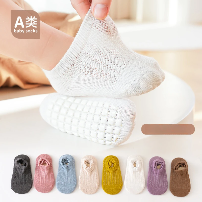 Summer Baby Mesh Socks Solid Color Anti-slip Floor Sock for Toddler Boy Girl Simple Kids Breathable Thin Cotton Short Socks
Summer Baby Mesh Socks Solid Color Anti-slip Floor Sock for Toddler Boy Girl Simple Kids Breathable Thin Cotton Short Socks