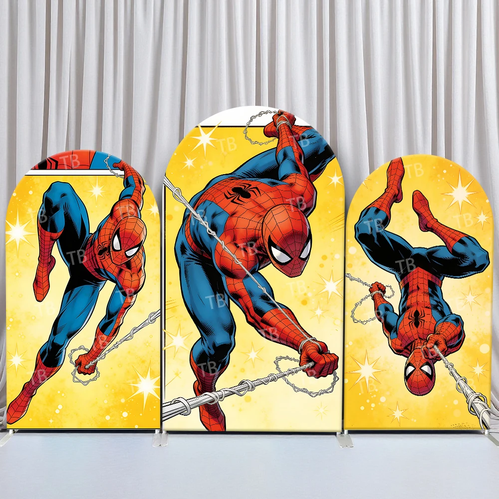 Marvel Spider-Man Swinging Action Arch Backdrop Cover Starry Comic Festive Scene For Kids Birthday Baby Shower Photo Booth Decor
Marvel Spider-Man Swinging Action Arch Backdrop Cover Starry Comic Festive Scene For Kids Birthday Baby Shower Photo Booth Decor