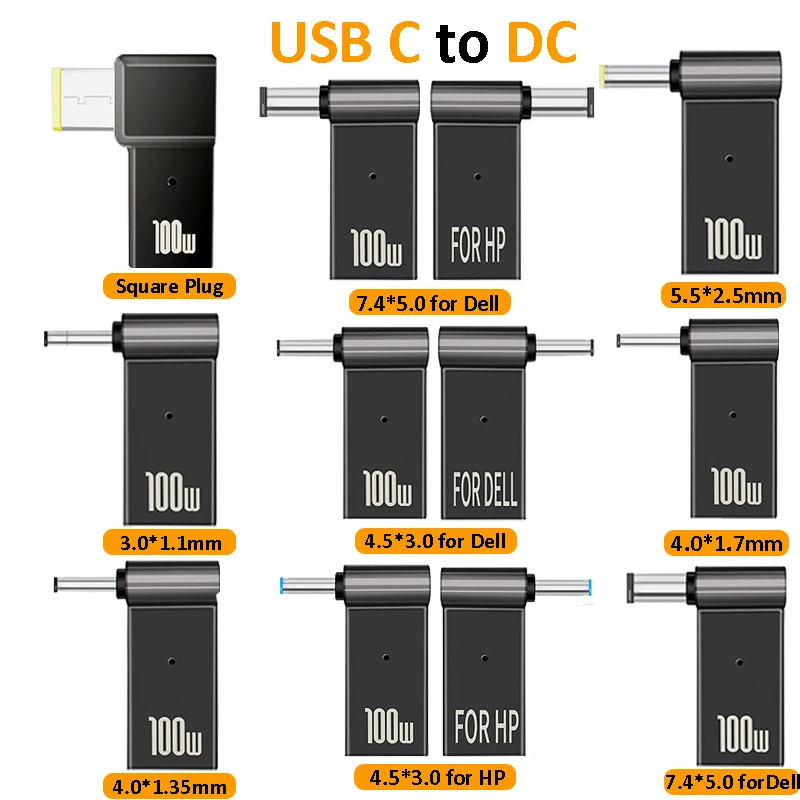 PD 100W Laptop Power Charger Connector Adapter USB Type C to DC Jack Plug Converter for HP Asus Dell Lenovo Notebook Adapter
PD 100W Laptop Power Charger Connector Adapter USB Type C to DC Jack Plug Converter for HP Asus Dell Lenovo Notebook Adapter