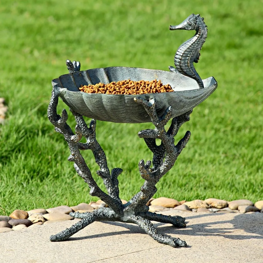 Seahorse Birdbath/Birdfeeder, Aluminum , Birdbath Birdfeeder or Planter, Birdbath
Seahorse Birdbath/Birdfeeder, Aluminum , Birdbath Birdfeeder or Planter, Birdbath