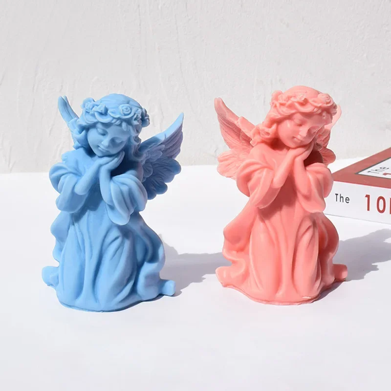 For fun Angel Scented Candle Silicone Mold Winged Angel Cake Ornament Mold Angel Handmade Soap Candle Making Resin Mold
For fun Angel Scented Candle Silicone Mold Winged Angel Cake Ornament Mold Angel Handmade Soap Candle Making Resin Mold