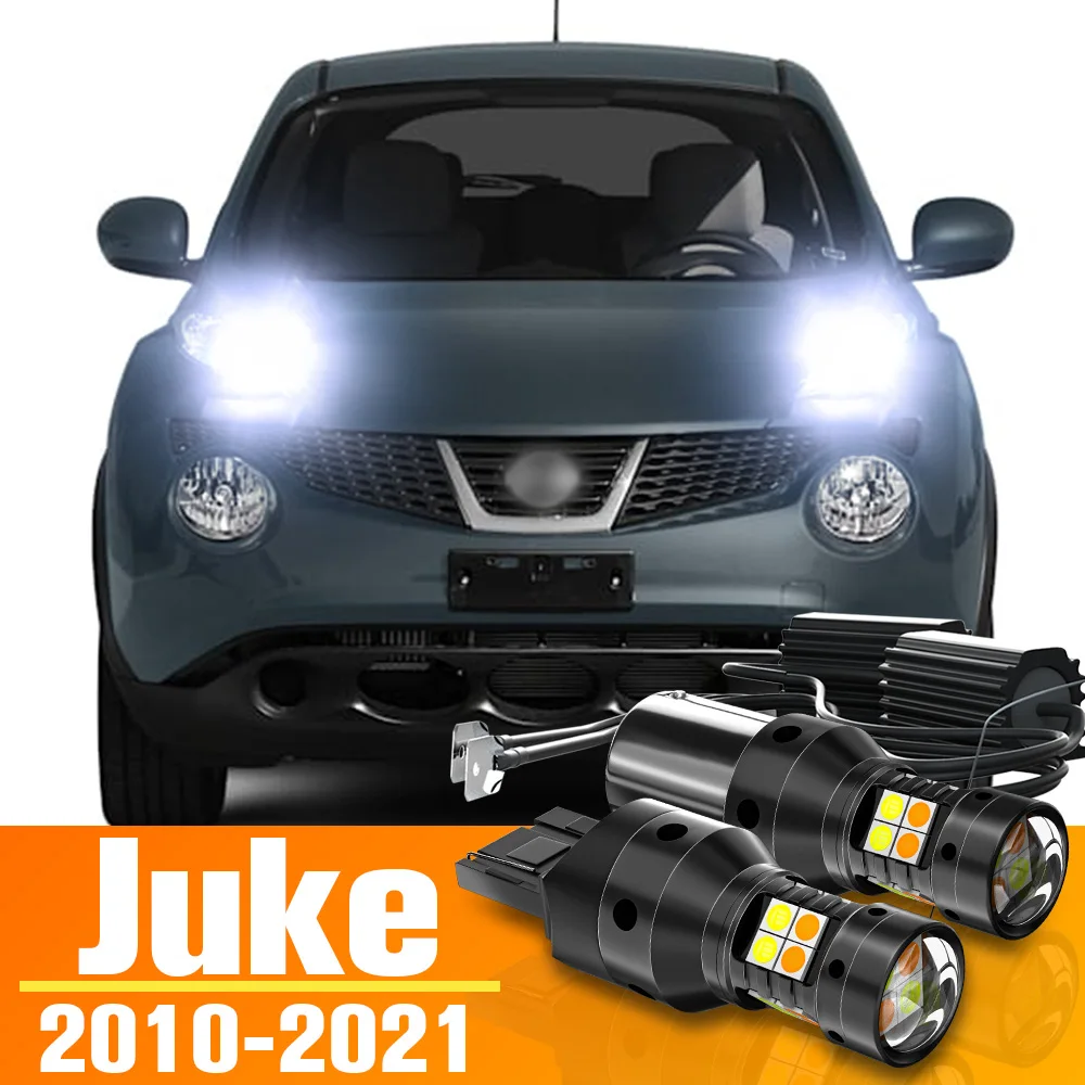 2pcs LED Dual Mode Turn Signal+Daytime Running Light DRL For Nissan Juke F15 F16 Accessories Bulb 2010-2021 2013 2014 2015 2016
2pcs LED Dual Mode Turn Signal+Daytime Running Light DRL For Nissan Juke F15 F16 Accessories Bulb 2010-2021 2013 2014 2015 2016