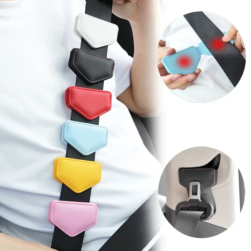 Car Seat Belt Clip Adjustable PU Leather Magnetic Design Safety Belt Fixed Limiter Auto Stopper Buckle Auto Interior Accessories
Car Seat Belt Clip Adjustable PU Leather Magnetic Design Safety Belt Fixed Limiter Auto Stopper Buckle Auto Interior Accessories
