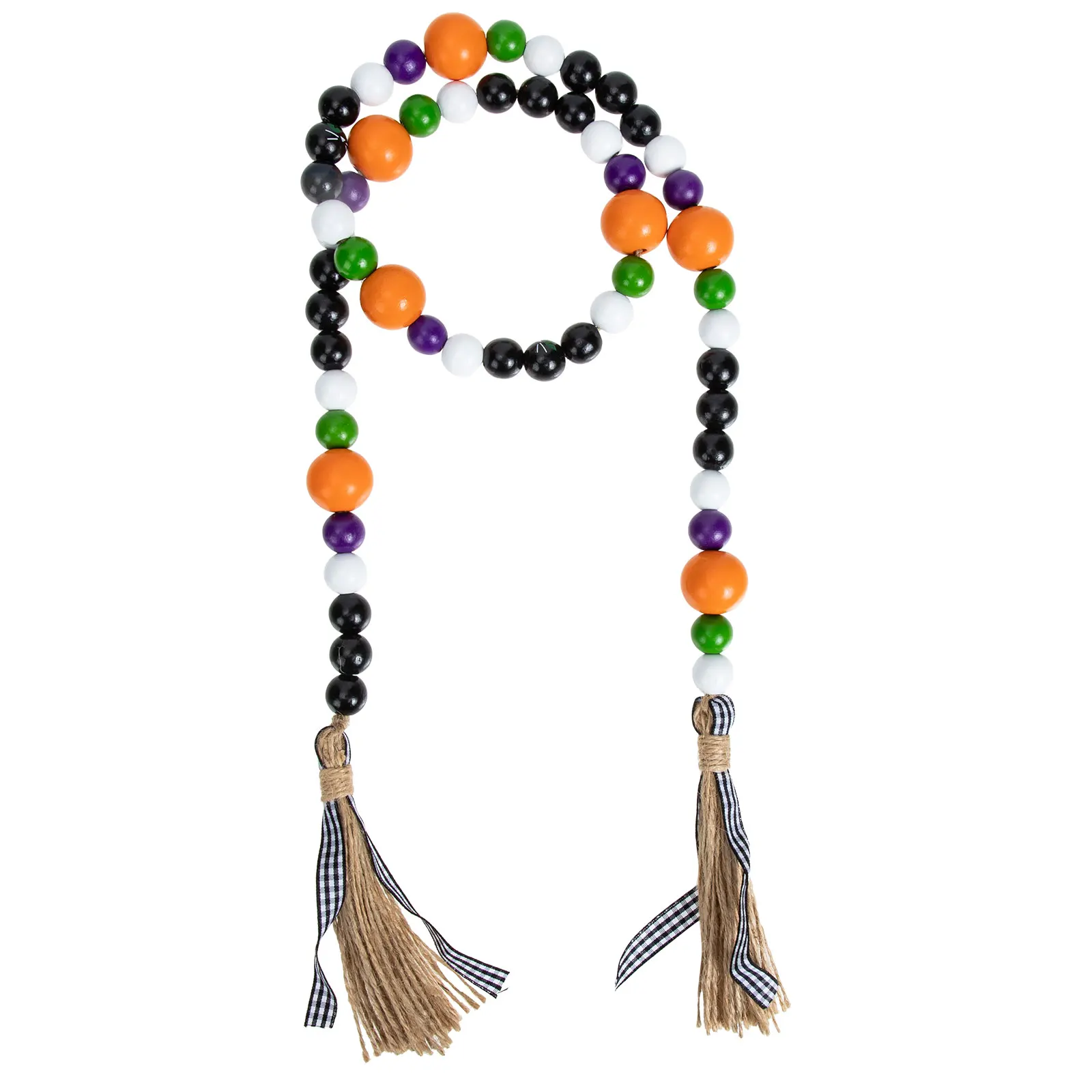 Wood Bead Halloween Halloween Beaded Decor Rustic Home Crafts Vintage Tassel Hanging Wall nament Classic Color Safe Use
Wood Bead Halloween Halloween Beaded Decor Rustic Home Crafts Vintage Tassel Hanging Wall nament Classic Color Safe Use