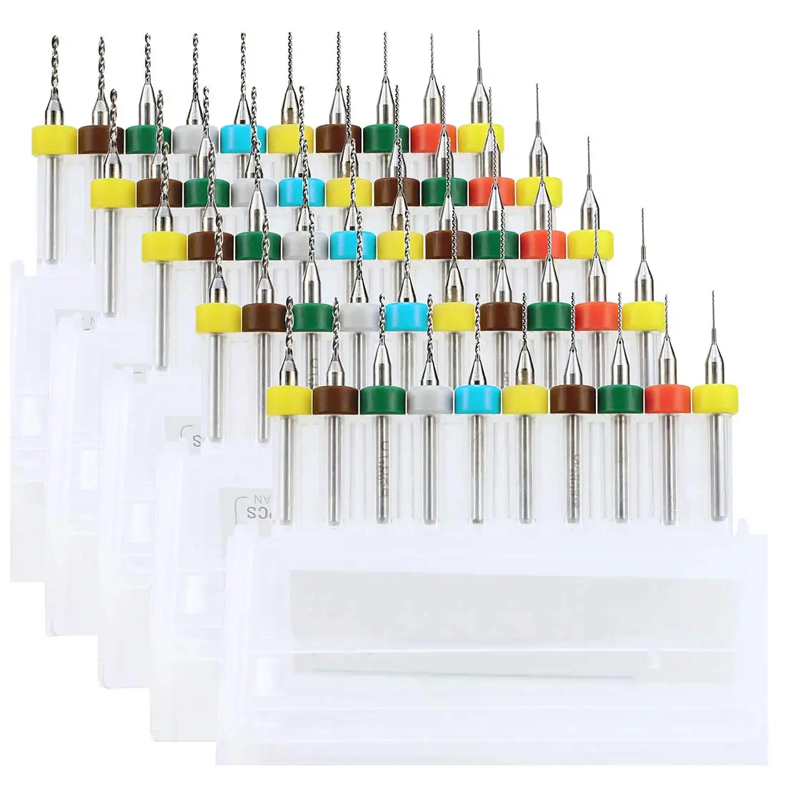 50pcs Carbide PCB Drill Bits Set 0.3-1.2mm Spiral Flute for Circuit Board CNC Engraving Jewelry
50pcs Carbide PCB Drill Bits Set 0.3-1.2mm Spiral Flute for Circuit Board CNC Engraving Jewelry