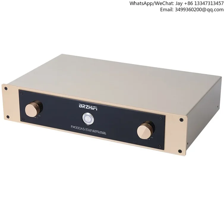 High-power amplifier FM300AS audiophile high-fidelity Class A/B rear audio straight-cu FM circuit amplifier system
High-power amplifier FM300AS audiophile high-fidelity Class A/B rear audio straight-cu FM circuit amplifier system