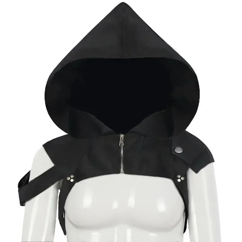 Medieval Steampunk Rock Cowl With Adjustable Cufflinks Gender-Neutral Adult Hooded Cape
Medieval Steampunk Rock Cowl With Adjustable Cufflinks Gender-Neutral Adult Hooded Cape