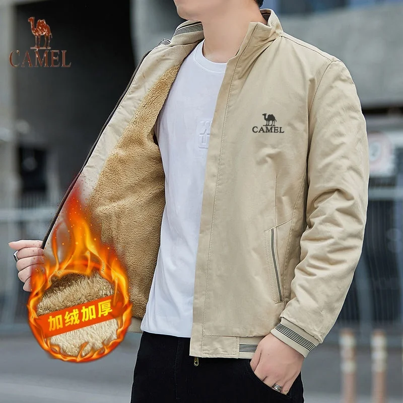 CAMEL Autumn/Winter New Men's Fashion Pilot Jacket Wool Thickened Outdoor Windproof Warm Baseball Jacket Top
CAMEL Autumn/Winter New Men's Fashion Pilot Jacket Wool Thickened Outdoor Windproof Warm Baseball Jacket Top