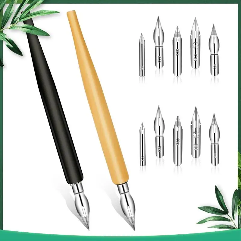 (NEW) Comic Nib Set,Tilted Calligraphy Nibs For Dip Pen Drawing,Wooden Liquid Writing Pen Holder For Writing, Signing,Drawing
(NEW) Comic Nib Set,Tilted Calligraphy Nibs For Dip Pen Drawing,Wooden Liquid Writing Pen Holder For Writing, Signing,Drawing