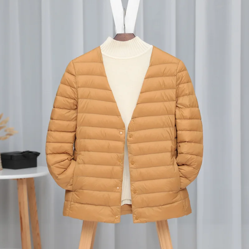 Women Down Jacket 2023 Autumn Winter Ultra Light Thin White Duck Down Coat Ladies Long Sleeve Loose BigSize Warm Parkas Outwears
Women Down Jacket 2023 Autumn Winter Ultra Light Thin White Duck Down Coat Ladies Long Sleeve Loose BigSize Warm Parkas Outwears