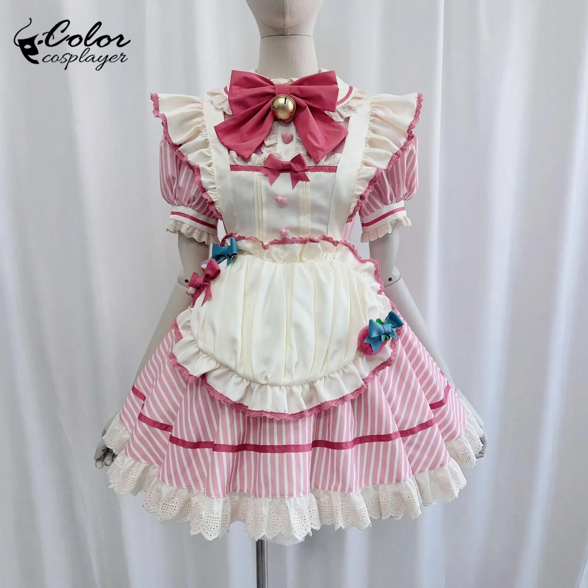 2026 Pink Grid Lolita Sweet Japanese Anime Role Cosplay Costume Women Comic Con Dress Up Maid Butler Dress Party Gown with Apron
2026 Pink Grid Lolita Sweet Japanese Anime Role Cosplay Costume Women Comic Con Dress Up Maid Butler Dress Party Gown with Apron