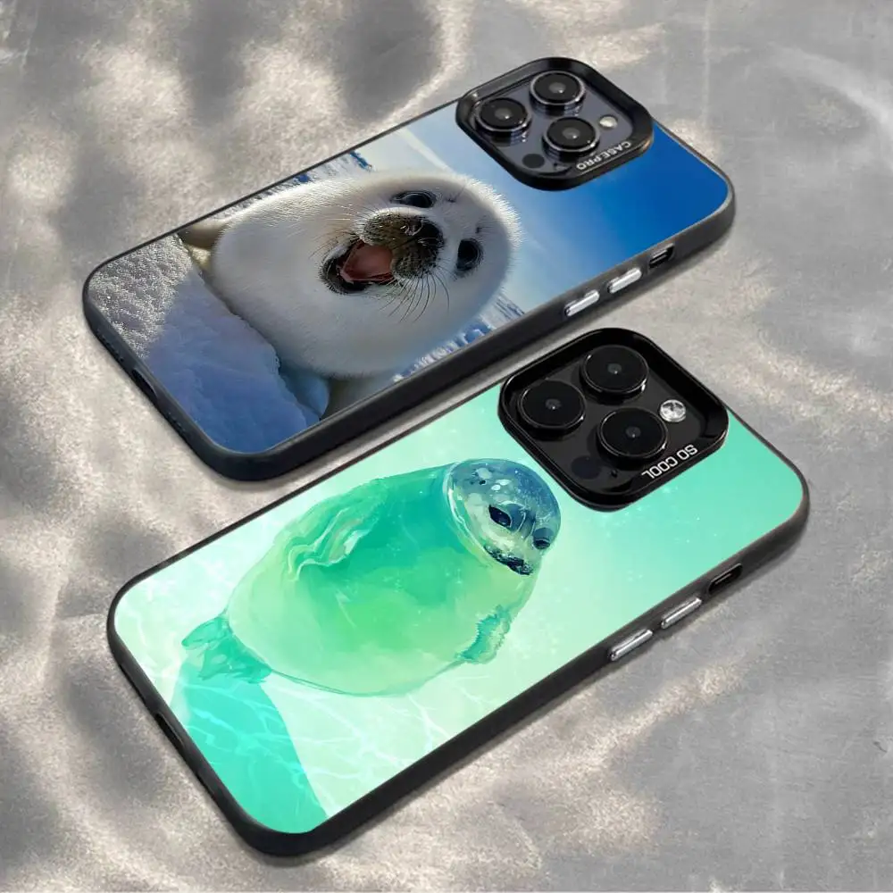 Seal Animal Cute Phone Case For iPhone 16,15,14,13,12,11,Mini,Pro,MAX,plus,Black Matte Shockproof Cover
Seal Animal Cute Phone Case For iPhone 16,15,14,13,12,11,Mini,Pro,MAX,plus,Black Matte Shockproof Cover