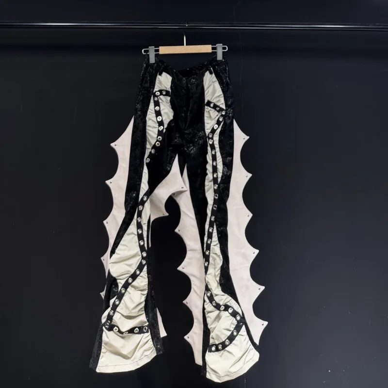 WVGA Spring Autumn New Man Tide High Street Heavy Patchwork Trendy Design Punk Niche Chic Casual Straight Flare Pants Ins W12853
WVGA Spring Autumn New Man Tide High Street Heavy Patchwork Trendy Design Punk Niche Chic Casual Straight Flare Pants Ins W12853