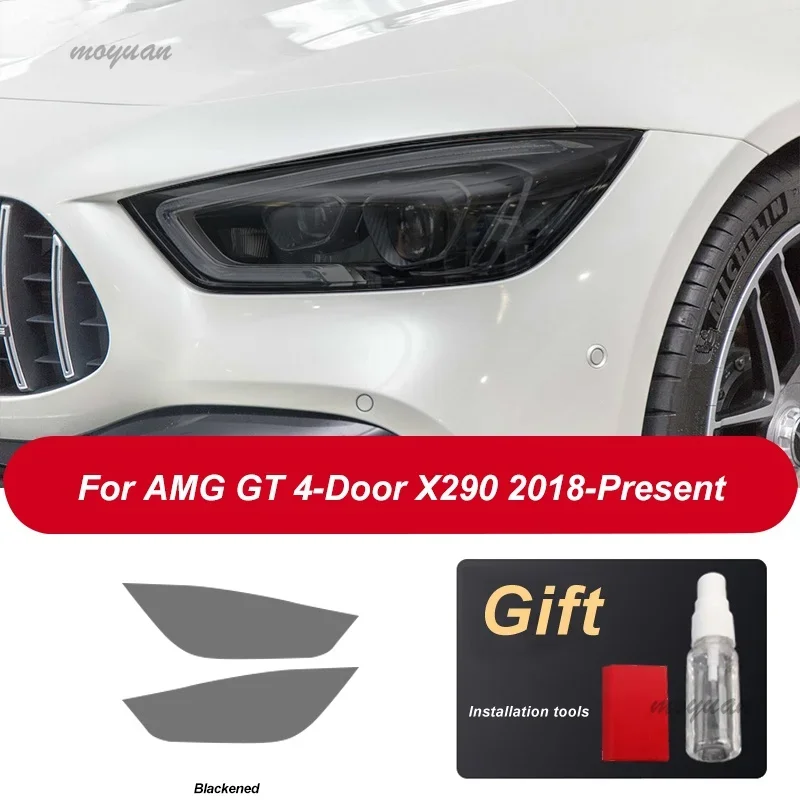 Car Headlight Protective Film Transparent Black TPU Sticker For Mercedes Benz AMG GT 2015-Present GT63 Coupe 4-door Accessories
Car Headlight Protective Film Transparent Black TPU Sticker For Mercedes Benz AMG GT 2015-Present GT63 Coupe 4-door Accessories