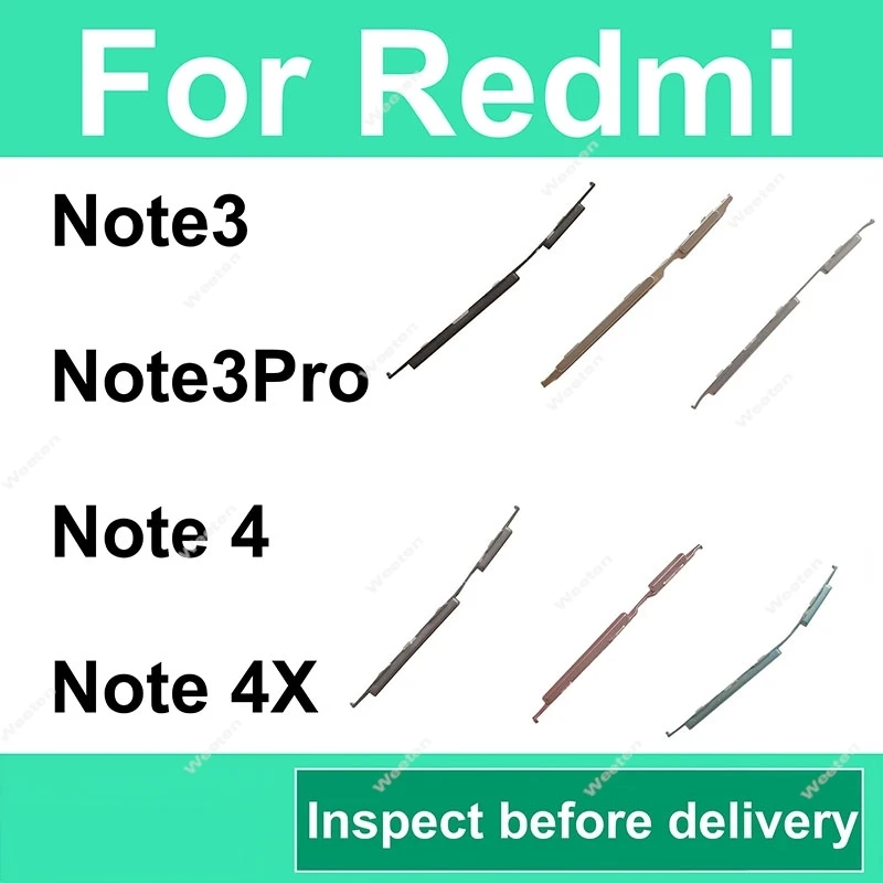 On Off Side Button For Xiaomi Redmi Note 3 4 4X Pro Power Volume Button Control Sidekey Replacement Parts
On Off Side Button For Xiaomi Redmi Note 3 4 4X Pro Power Volume Button Control Sidekey Replacement Parts
