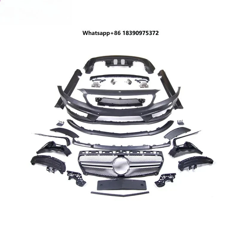 For A180 A200 A250 A260 W176 to A45 Style Body Kit Front Rear Bumper Body Parts a Class W176 to A45 Body Kit 2014-2016
For A180 A200 A250 A260 W176 to A45 Style Body Kit Front Rear Bumper Body Parts a Class W176 to A45 Body Kit 2014-2016