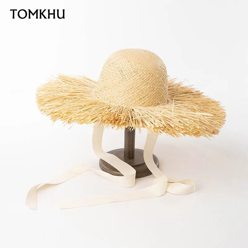 Европейский и американский модный дизайнерский стиль, ручная работа, рафия, трава, купол, соломенная шляпа с широкими полями, женская летняя пляжная шляпа от солнца в стиле бохо с кисточками
Европейский и американский модный дизайнерский стиль, ручная работа, рафия, трава, купол, соломенная шляпа с широкими полями, женская летняя пляжная шляпа от солнца в стиле бохо с кисточками