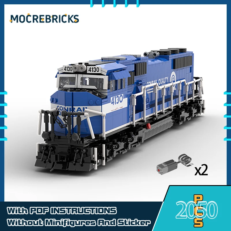 MOC SD70MAC Conrail Контейнер Модель поезда Строительные блоки Сборка Технология Кирпичи Головоломки Игрушки для детей Рождественские подарки
MOC SD70MAC Conrail Контейнер Модель поезда Строительные блоки Сборка Технология Кирпичи Головоломки Игрушки для детей Рождественские подарки