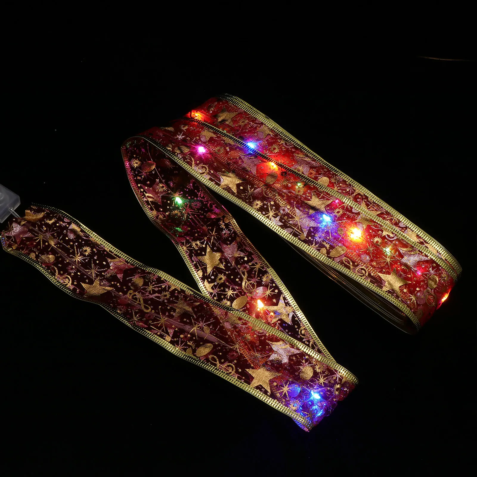 Christmas Tree Decorations LED Ribbon Lamp String Cloth Wrapped Powered Xmas Lights Photo Prop Holiday Ornament Craft
Christmas Tree Decorations LED Ribbon Lamp String Cloth Wrapped Powered Xmas Lights Photo Prop Holiday Ornament Craft