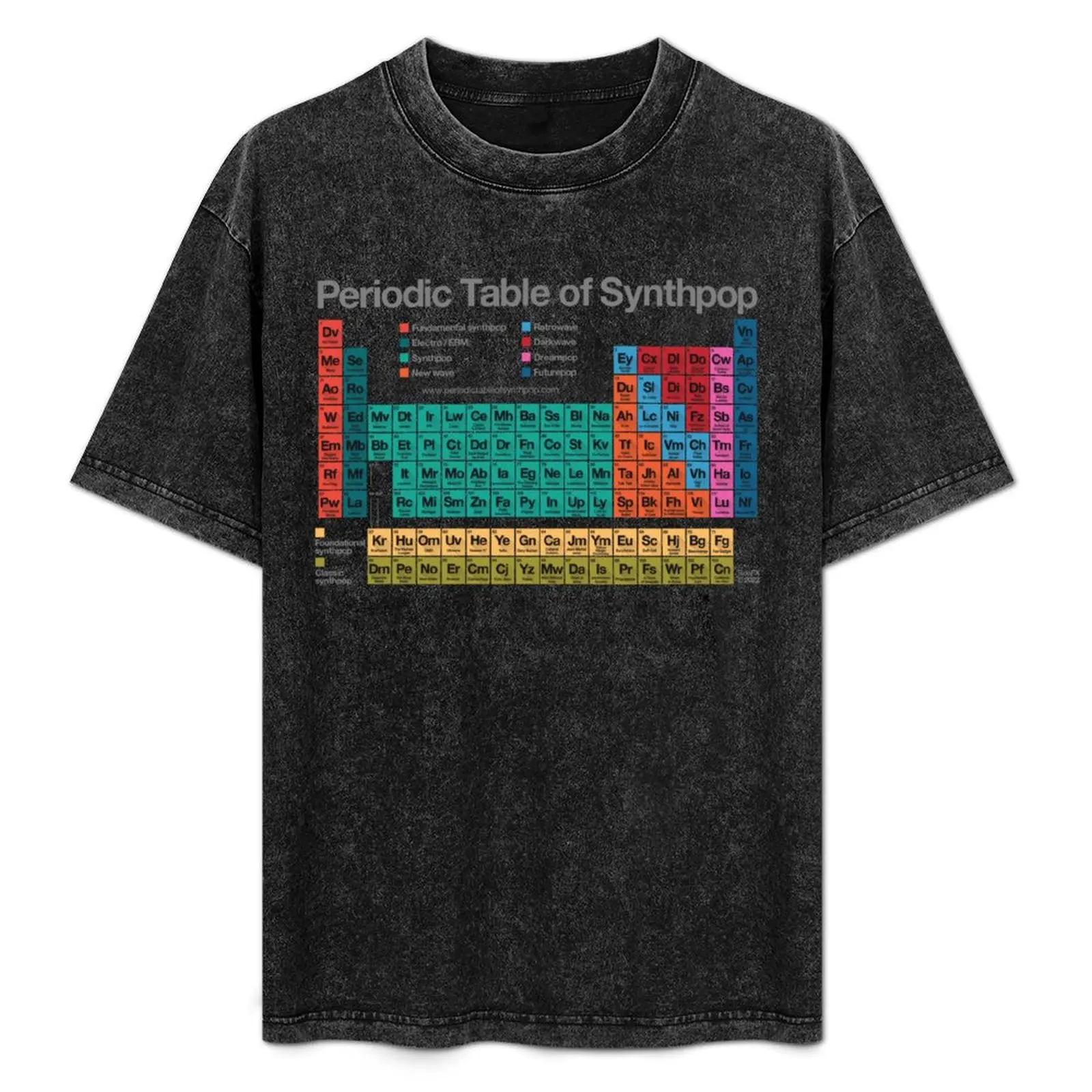 Periodic Table of Synthpop v2.1 T-Shirt Regular Fit Plain Tee Shirt
Periodic Table of Synthpop v2.1 T-Shirt Regular Fit Plain Tee Shirt