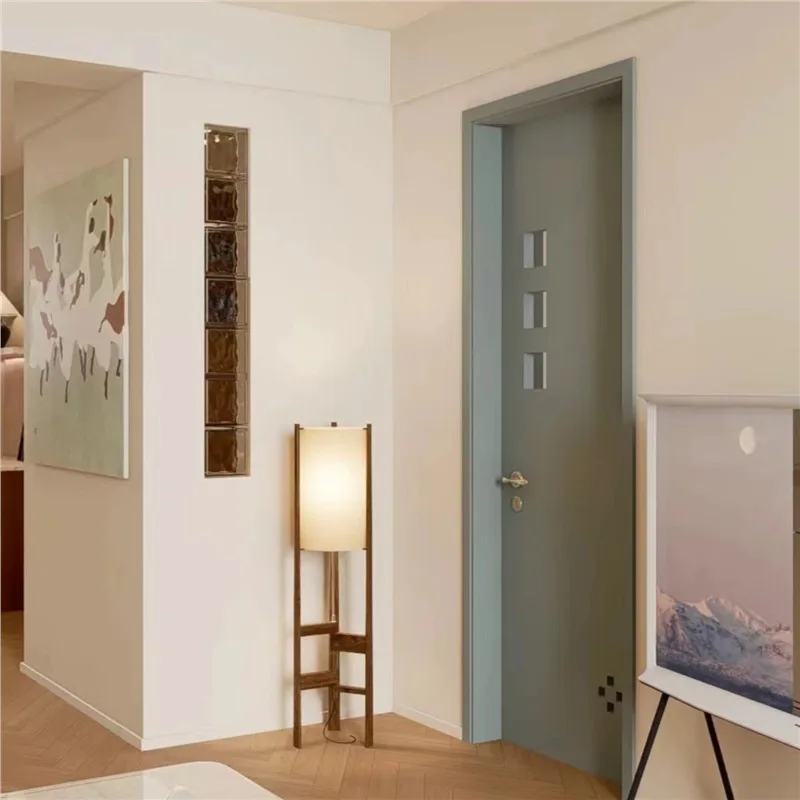 Small blue door medium glass door bathroom Bauhaus lacquered solid wood dopamine antique bedroom kitchen baking 
Small blue door medium glass door bathroom Bauhaus lacquered solid wood dopamine antique bedroom kitchen baking