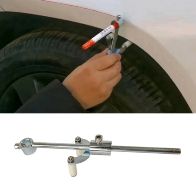 Auto Wheel Eyebrow Scriber Silver Iron Sheet Metal Recess Repair Tool Paint Rib Line Data Recovery Parallel Scribe Artifact
Auto Wheel Eyebrow Scriber Silver Iron Sheet Metal Recess Repair Tool Paint Rib Line Data Recovery Parallel Scribe Artifact