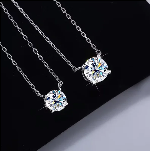 0.5-5ct Moissanite Pendant Necklaces S925 Sterling Silver Solitaire Necklace Chains For Women Gemstone Jewellry Choker Gifts
0.5-5ct Moissanite Pendant Necklaces S925 Sterling Silver Solitaire Necklace Chains For Women Gemstone Jewellry Choker Gifts