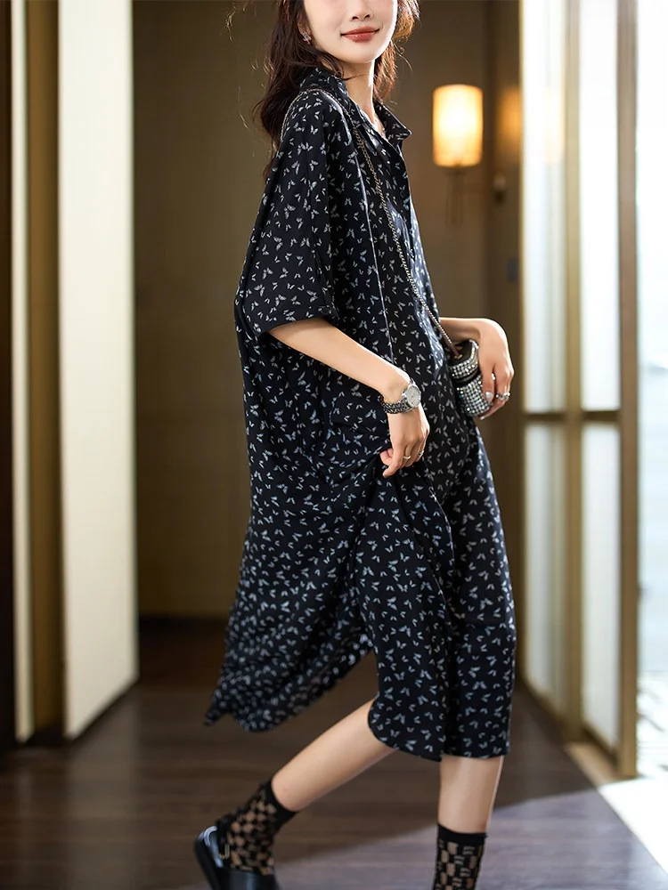 Ele Print Chiffon Dr Women's Summer European Sle Midi Dr plus Size A-Line Skirt by SuMu Brand
Ele Print Chiffon Dr Women's Summer European Sle Midi Dr plus Size A-Line Skirt by SuMu Brand