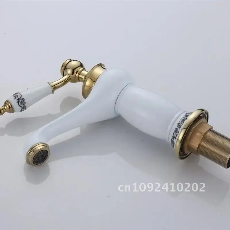 Faucet Handle Mixer Tap Copper Brass Latin Single High Mixer Quality Finish Bathroom Golden Basin White Faucet Taps Ceramic
Faucet Handle Mixer Tap Copper Brass Latin Single High Mixer Quality Finish Bathroom Golden Basin White Faucet Taps Ceramic