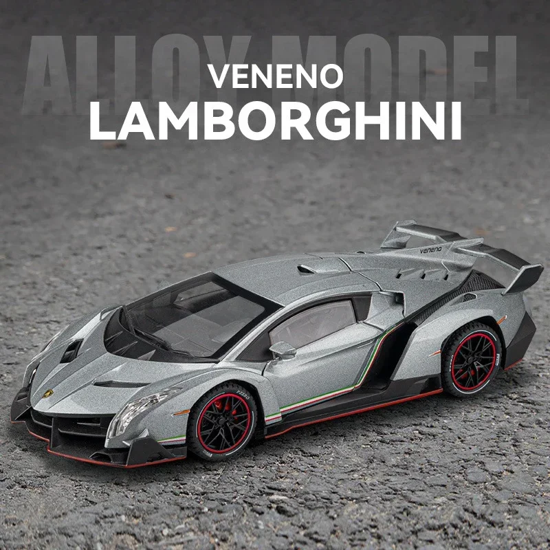 1:24 Lamborghinis Veneno Supercar Alloy Cast Toy Car Model Sound and Light Toy Collectibles Birthday gift
1:24 Lamborghinis Veneno Supercar Alloy Cast Toy Car Model Sound and Light Toy Collectibles Birthday gift
