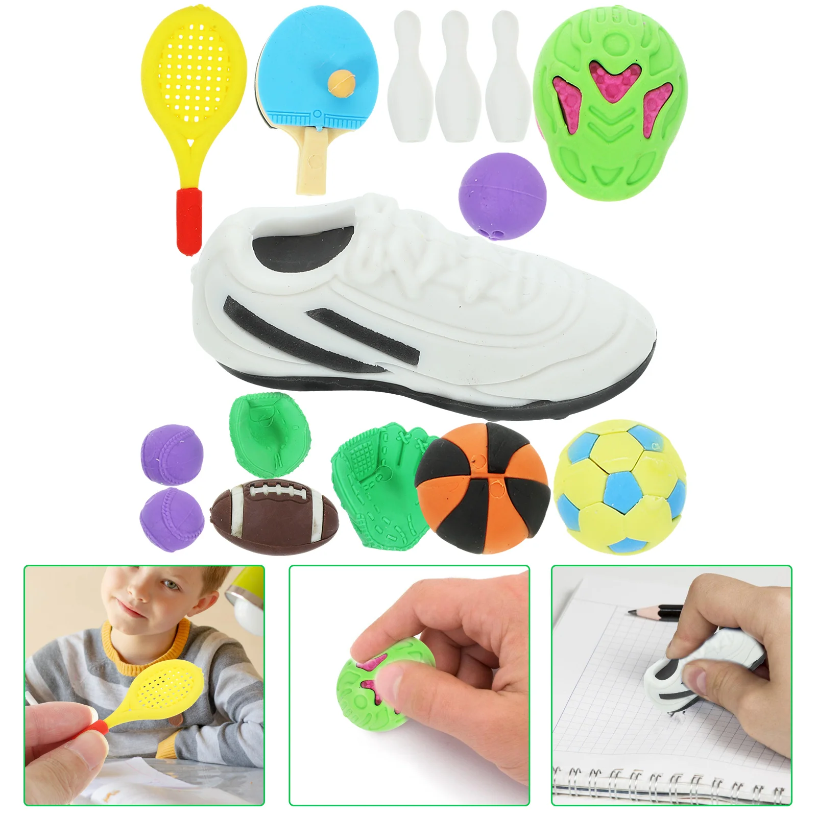 50 Pcs Creative Eraser Funny Kids Gift Cartoon Stationery Tool Basketball Gifts Erasers for Mini Olives Rubber Student Child
50 Pcs Creative Eraser Funny Kids Gift Cartoon Stationery Tool Basketball Gifts Erasers for Mini Olives Rubber Student Child